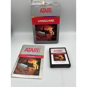 Vanguard (Atari 2600, 1983) Complete In Box CIB w/ Manual Tested & Working!!!